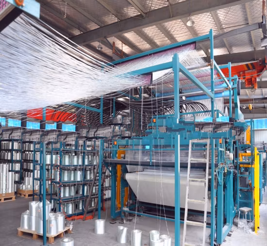 Вязаный коврик из стекловолокна с углеродной вуалью для масляного профиля