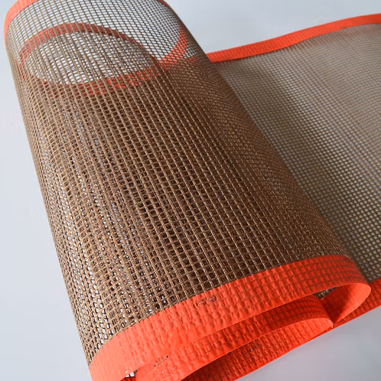 Рулон сетчатой ​​ленты из стекловолокна Конвейерная лента с покрытием из ПТФЭ